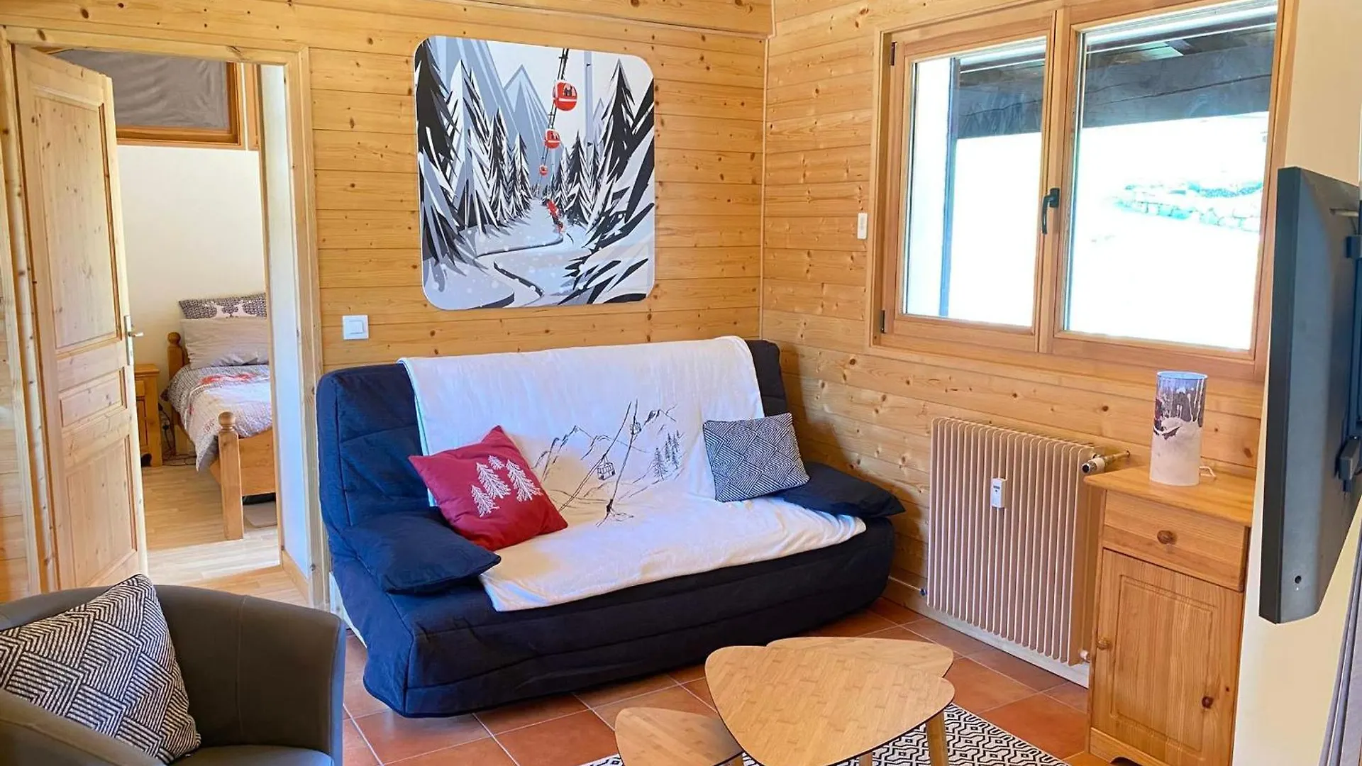Location Aux Gets : Appt 3* Pour 6 Pers, Proche Centre Et Pistes, Wifi, Parking, Casier A Skis - Fr-1-623-343 Les Gets Apartment