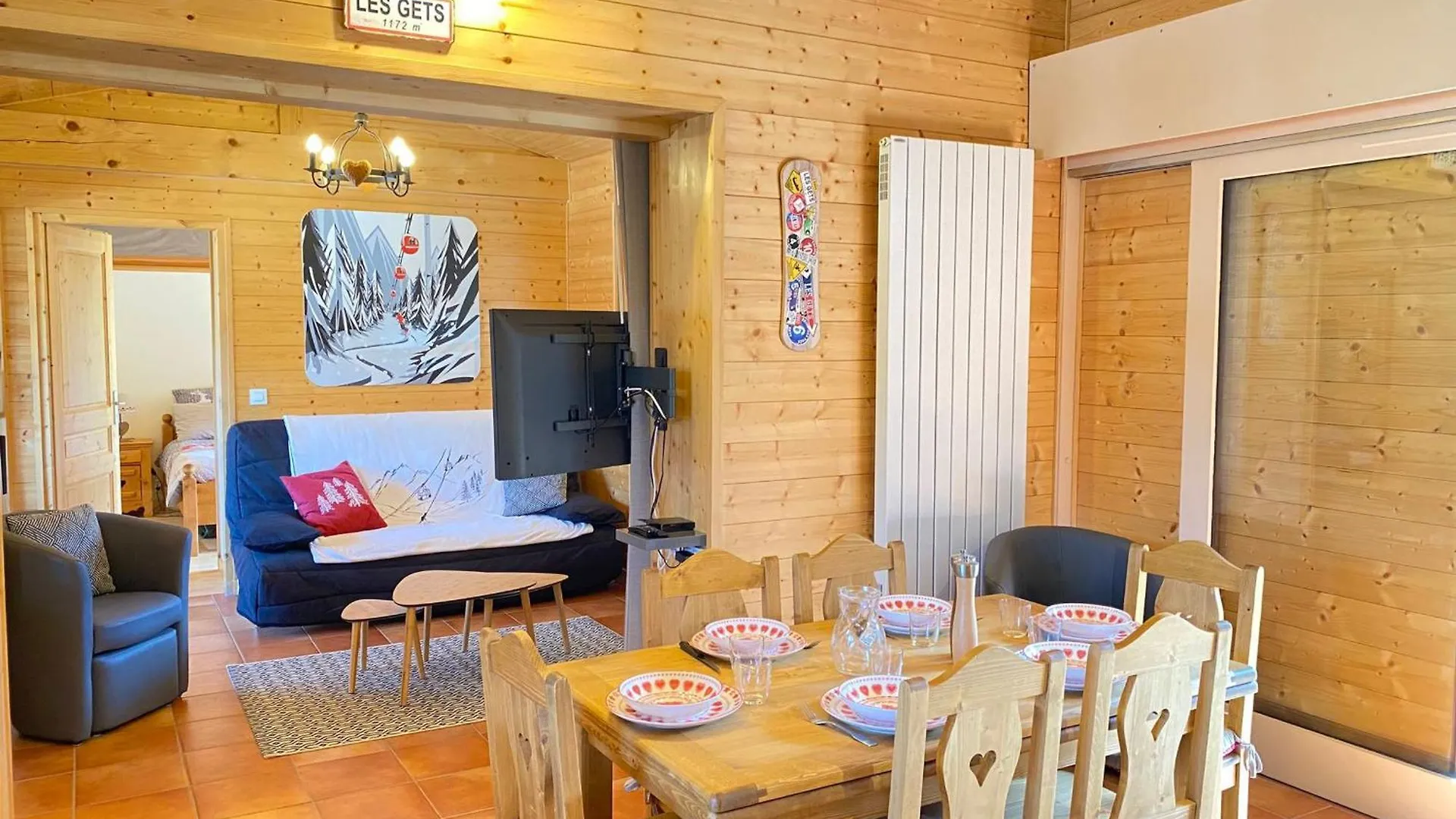 Location Aux Gets : Appt 3* Pour 6 Pers, Proche Centre Et Pistes, Wifi, Parking, Casier A Skis - Fr-1-623-343 Les Gets 0*,